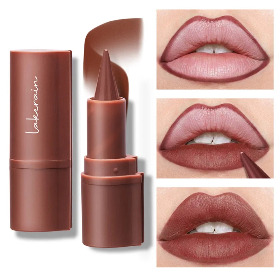 Lakerain Matte Lip Liner Pen – Waterproof & Long-Lasting Lip Liner Pen Qst