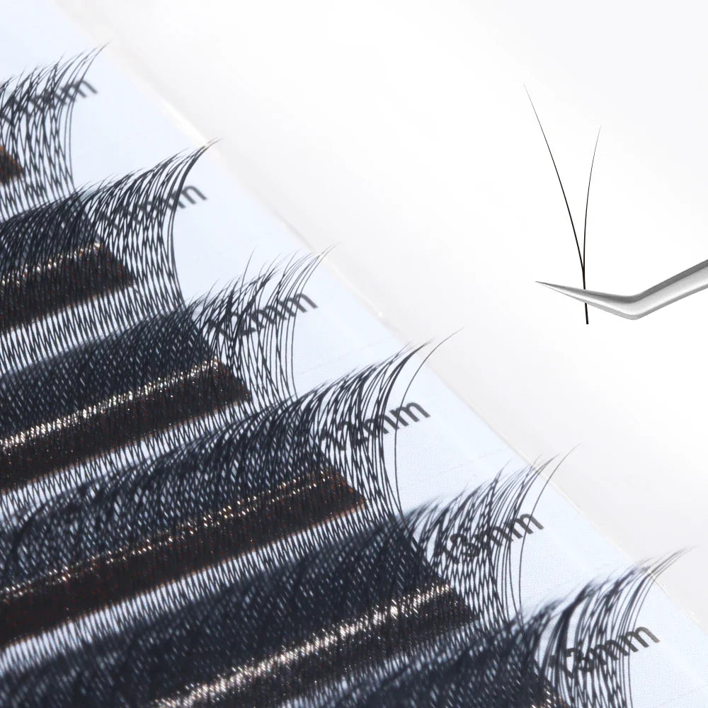 Fox Eye W-Shaped 3D 4D 5D Volume Eyelash Extensions | NATUAHANA False Eyelash Extensions Qme FOX 2D Y D 13mm