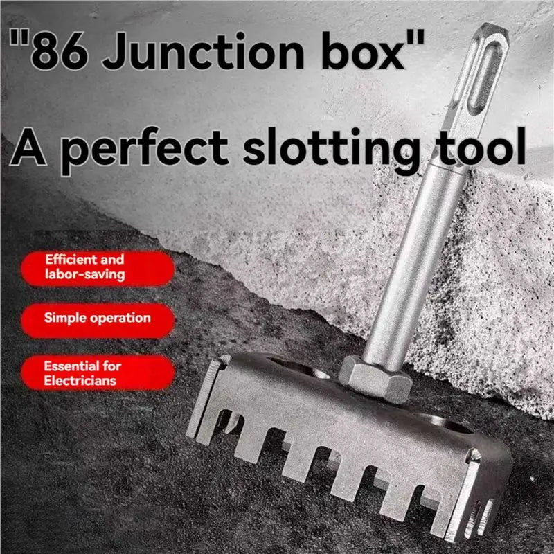 Square Hole Cutter 86-Type Box | Electric Hammer Wall Socket Tool Square Hole Cutter Qme