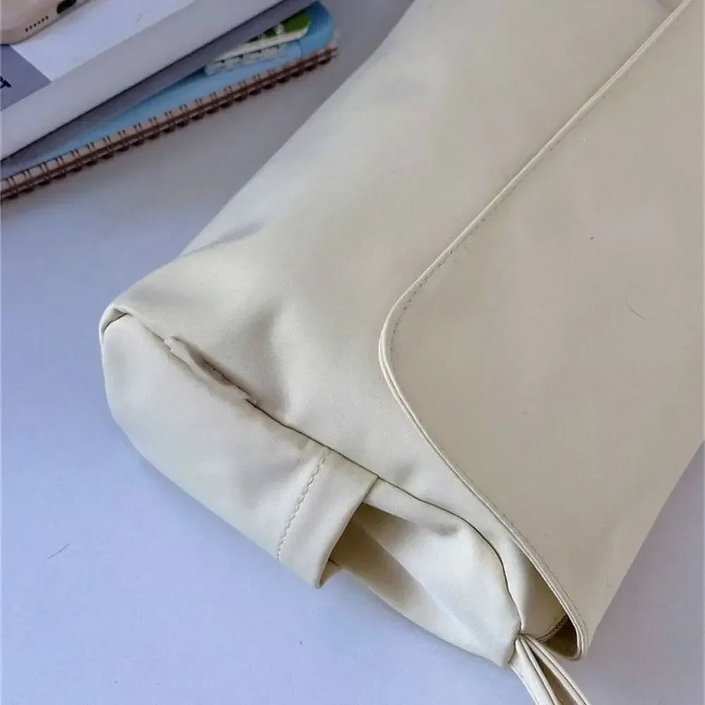 Canvas Shoulder Bag – Large Capacity Tote for Women & Students Canvas Shoulder Bag Qme