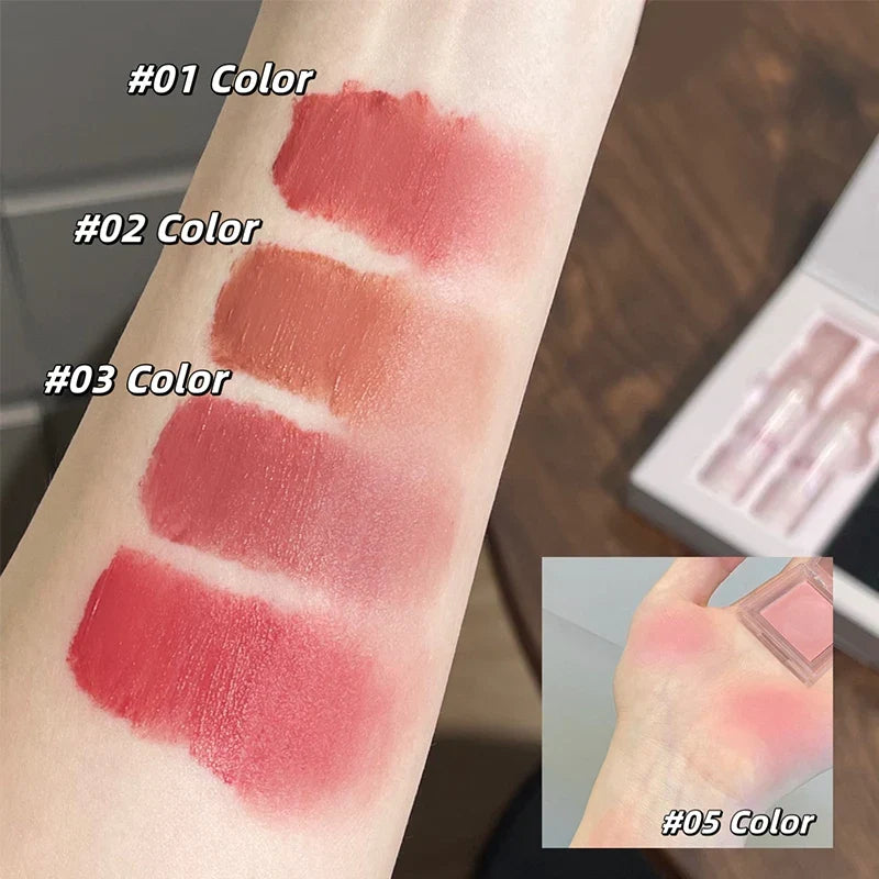 Matte Velvet Nude Lipstick Set – Moisturizing Lip Gloss Matte Lipstick Set Qme