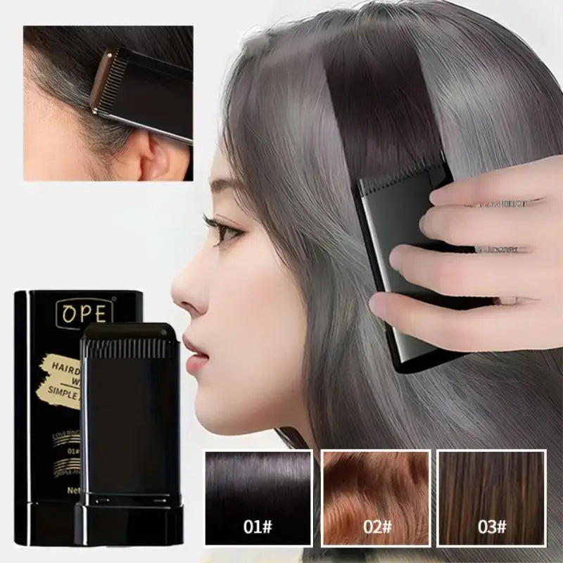 Instant Gray Coverage Hair Dye Comb – Natural Black | Qme Hair Dye Comb Qme