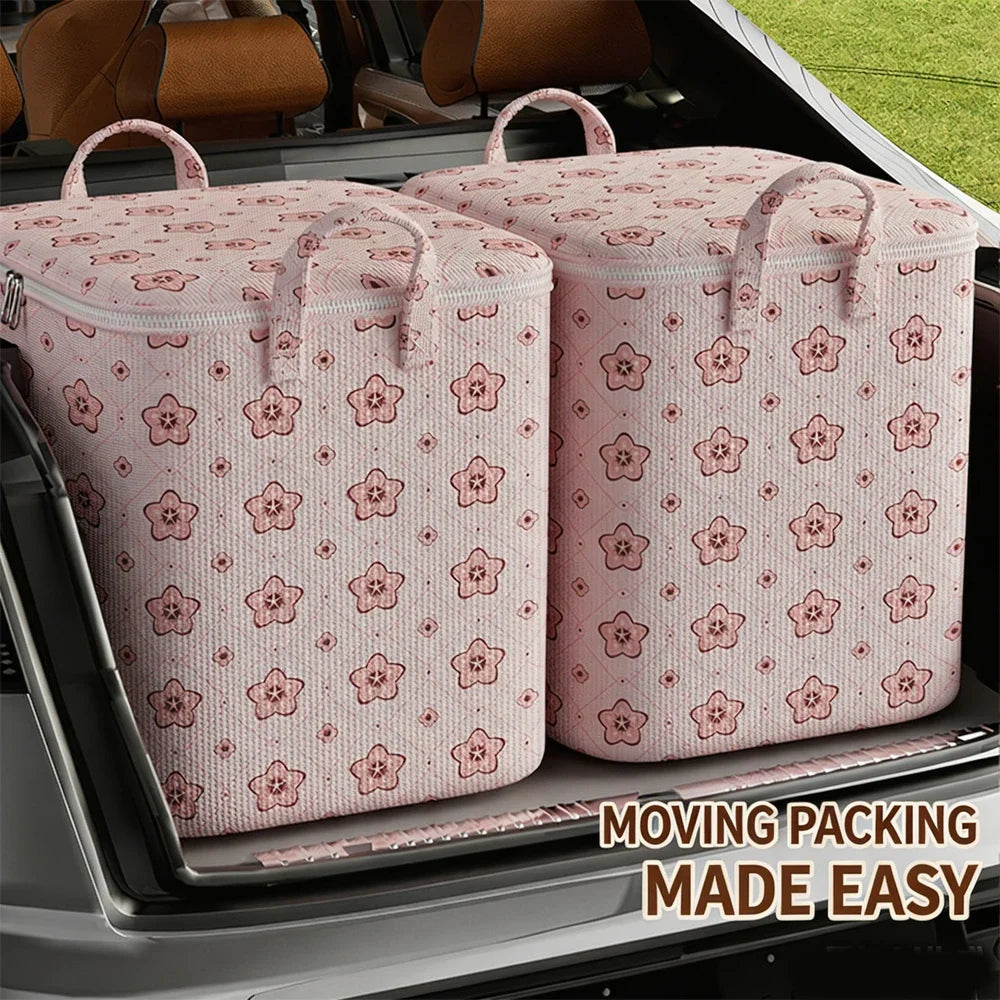 Large Capacity Quilt & Comforter Storage Bag | Foldable Bedding Storage Bag Qme