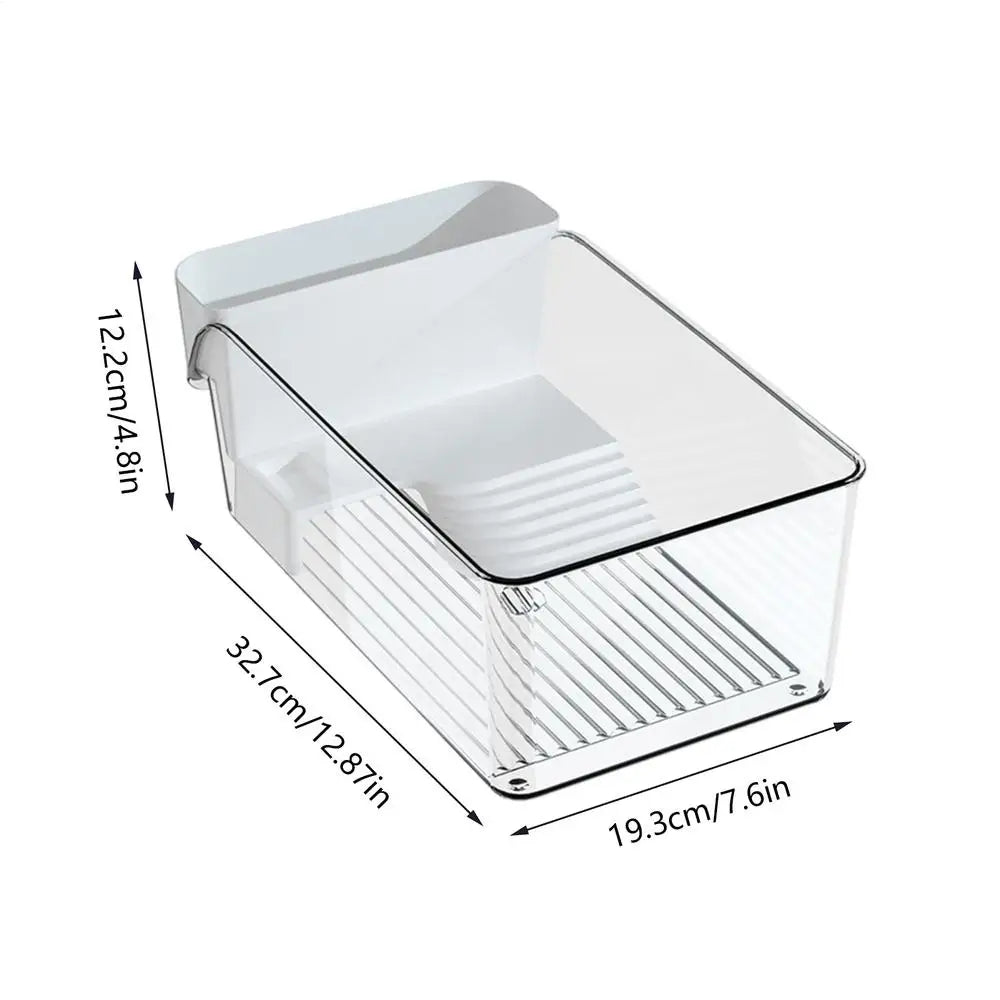 Small Transparent Turtle Tank Terrarium for Tortoise & Terrapin Reptile Terrarium Tank Qme as shown