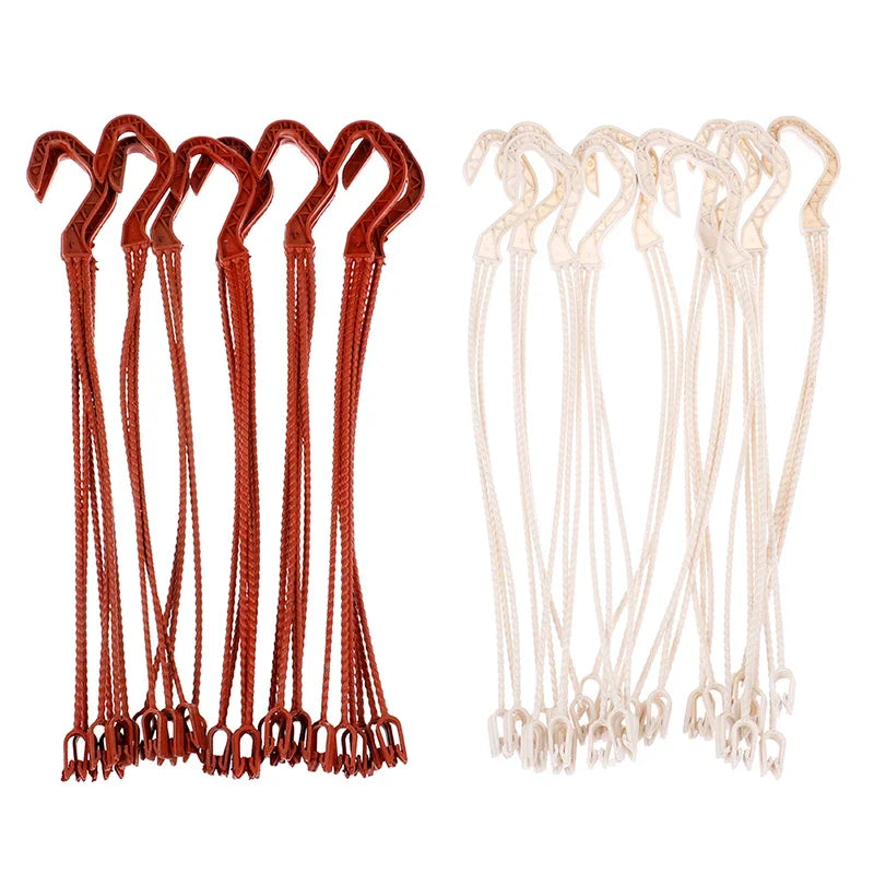 Plant Hanger Hooks & Basket Chains for Flower Pots – 10 Pack Hanging Basket Chain Qme