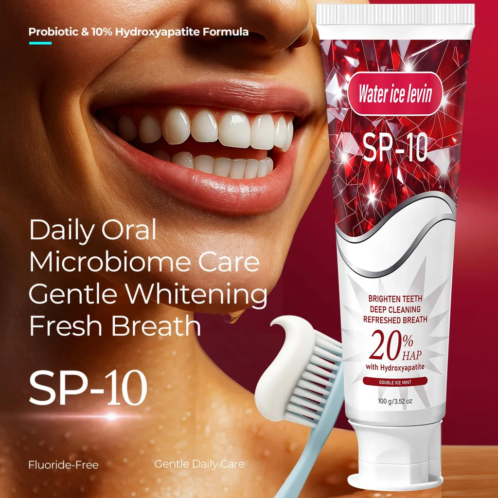 20% HAP Hydroxyapatite Toothpaste SP-10 Deep Clean & Whitening Whitening Toothpaste Qme