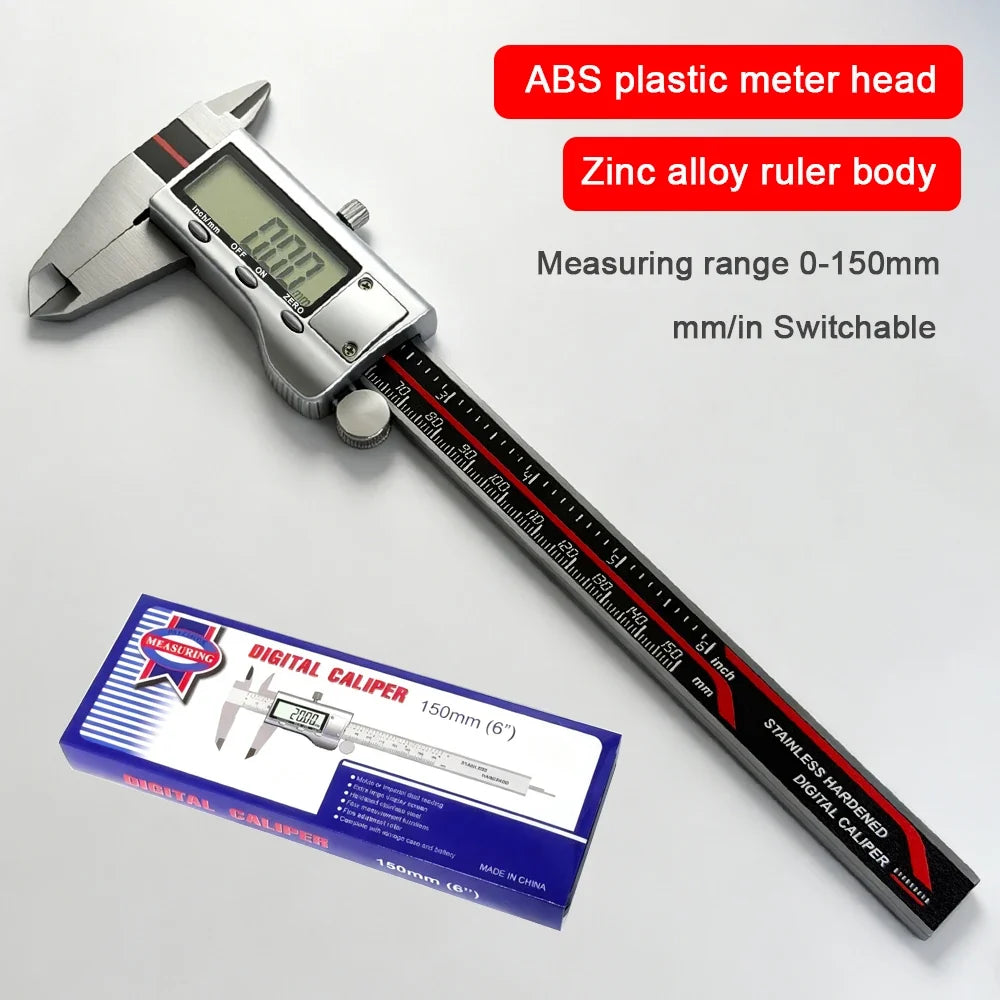 Digital Vernier Caliper – Professional Metal Thickness Gauge Digital Vernier Caliper Qme 150mm
