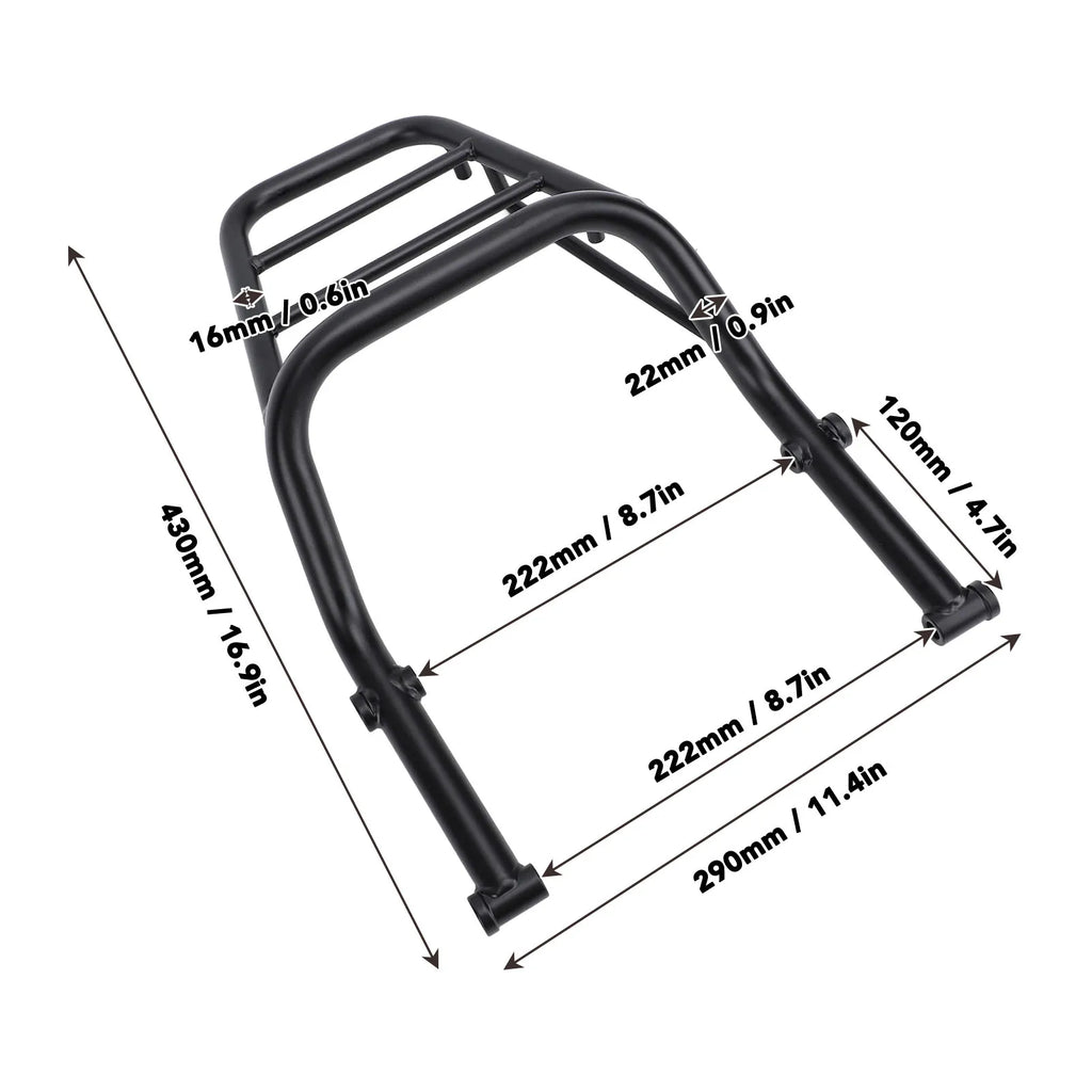 Honda Grom 125 MSX 125 Rear Luggage Rack Cargo Carrier Motorcycle Luggage Rack Qme