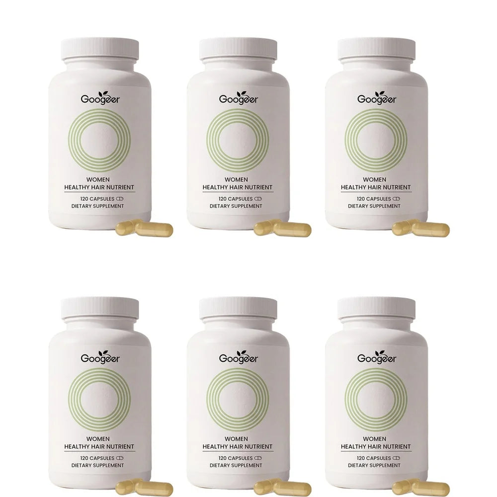 Hair Growth Support Capsules – Biotin, Zinc & Vitamins, 120ct Hair Growth Supplement Qst 6 Bottles 720 Pieces
