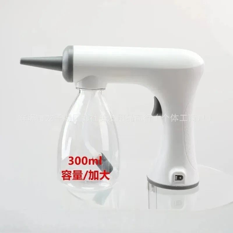 Electric Foam Gun 300ml – Hair Perming & Styling Tool Hair Foam Dispenser Qst WHITE
