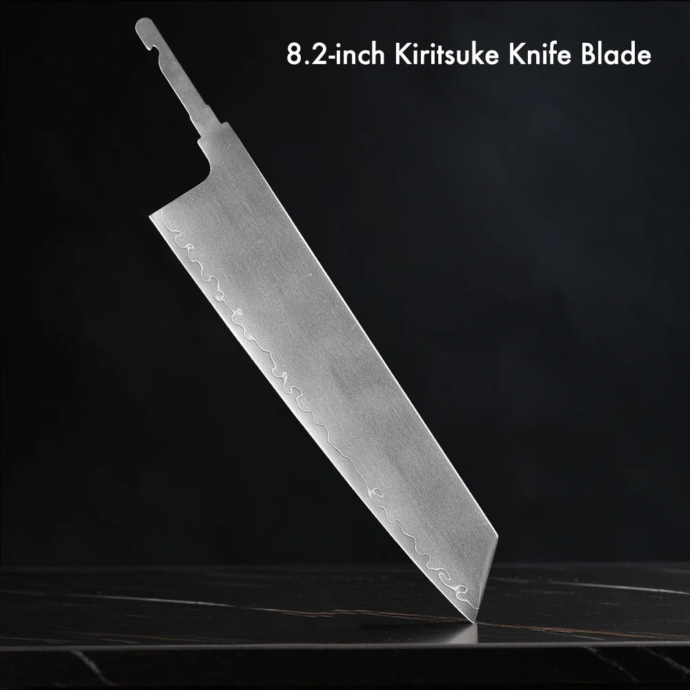 DASHWAY Japanese Hand Forged Blank Blade – DIY Kitchen Knife Blank Knife Blade Qst Kiritsuke Blade