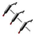 Wine Bottle Shaped Foldable Corkscrew & Fridge Magnet Opener Wine Bottle Opener Qst 3PCS Opener