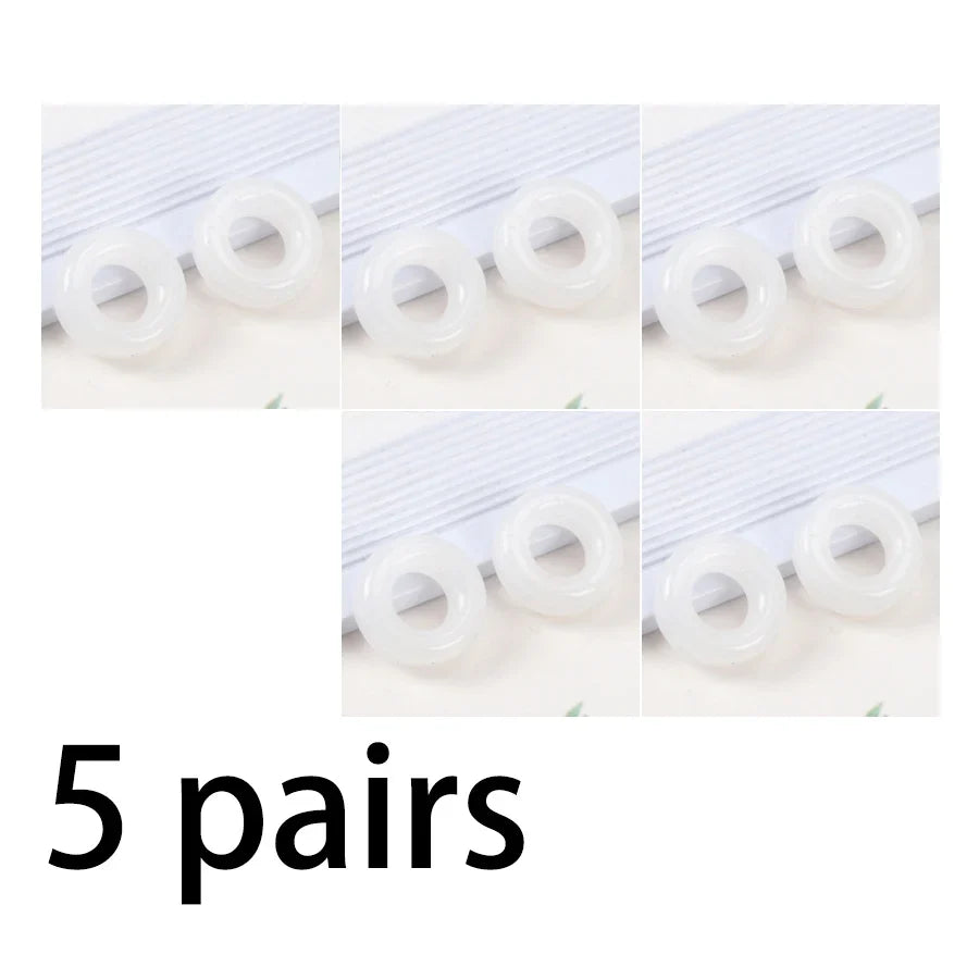 Silicone Anti-Slip Glasses Ear Hooks – 5 Pairs, 8 Colors Glasses Ear Hooks Qme B2