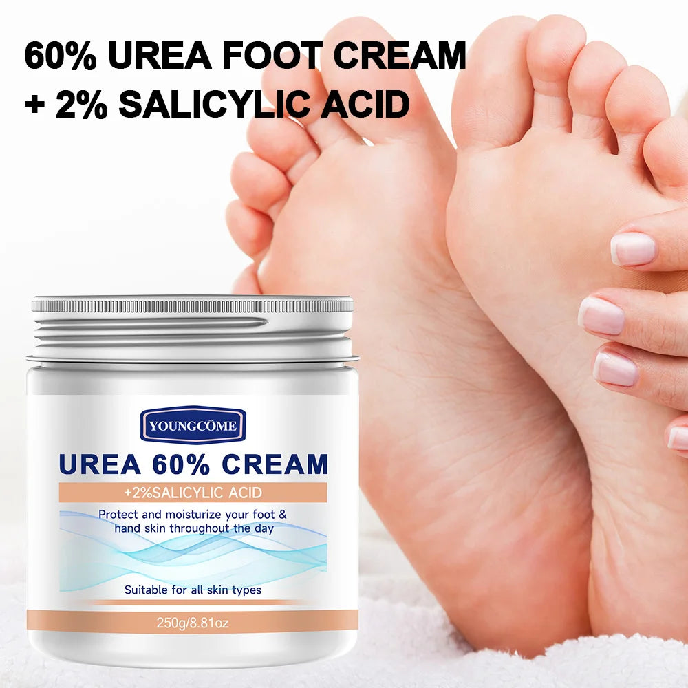 YOUNGCOME 60% Urea + 2% Salicylic Acid Foot Cream 2-Pack Foot Cream Qst
