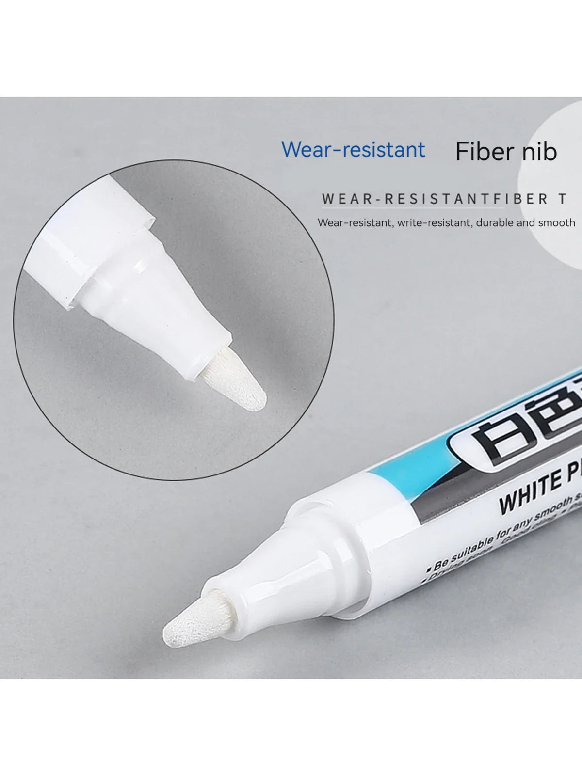 White Waterproof Marker Pens | Oily Ink DIY Graffiti Art Waterproof Marker Pens Qme