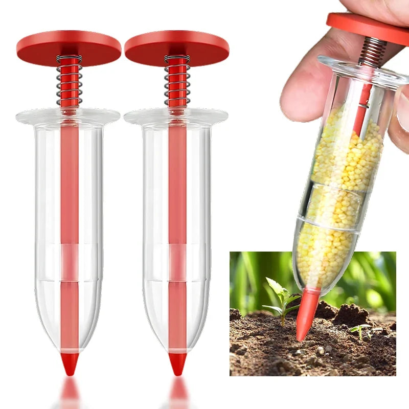 Portable Hand Seed Dispenser – Easy Garden & Lawn Planter Hand Seed Dispenser Qme