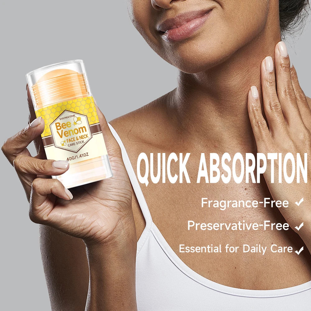 YOUNGCOME Bee Venom Face & Neck Moisturizing Cream Stick Neck Moisturizing Cream Qst