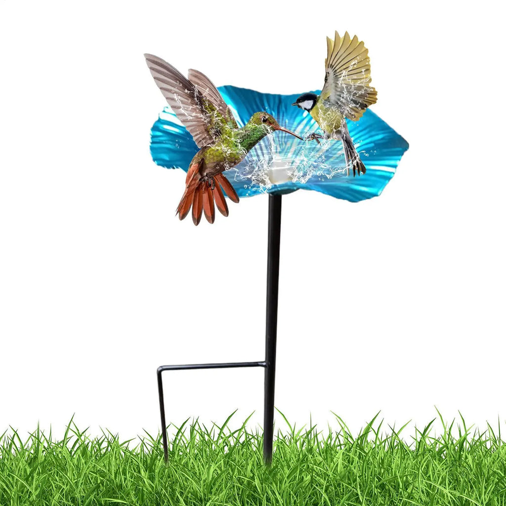 Weather-Resistant Outdoor Bird Bath & Garden Water Feeder Outdoor Bird Bath Qme