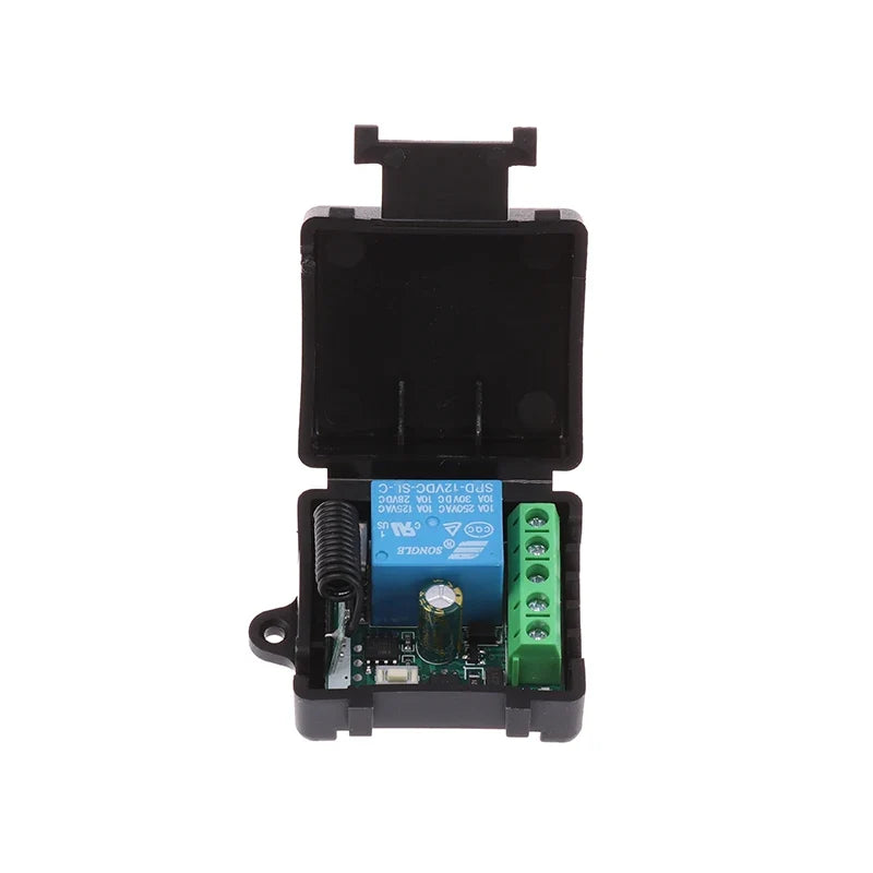433MHz RF Remote Control Relay Switch DC 12V Gate Module RF Relay Switch Module Qme 1