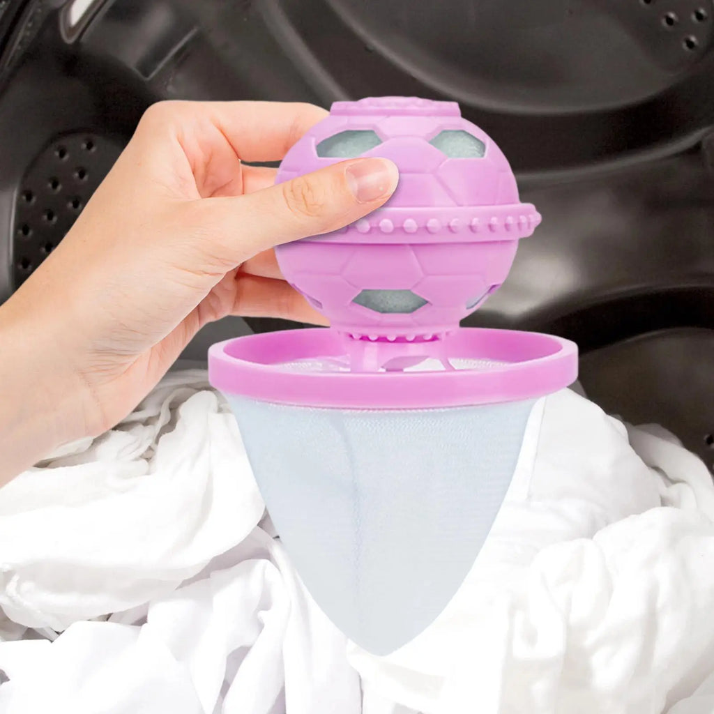 Reusable Pet Hair Remover Ball for Laundry – Filter Sponge Laundry Pet Hair Remover Qst