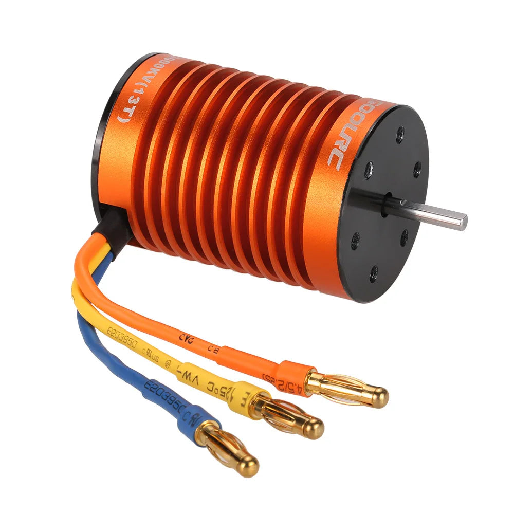 F540 3000KV Waterproof Brushless Motor for 1/10 RC Car RC Brushless Motor Qst