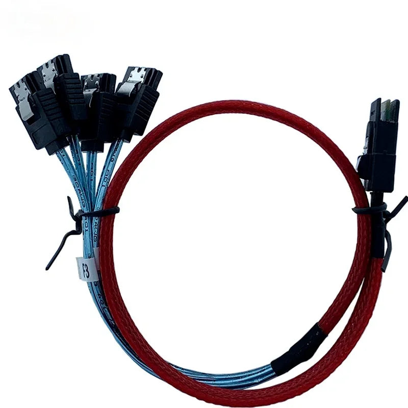 SFF-8643 to 4-Port SATA Internal Cable Adapter | Qme Internal Cable Adapter Qme