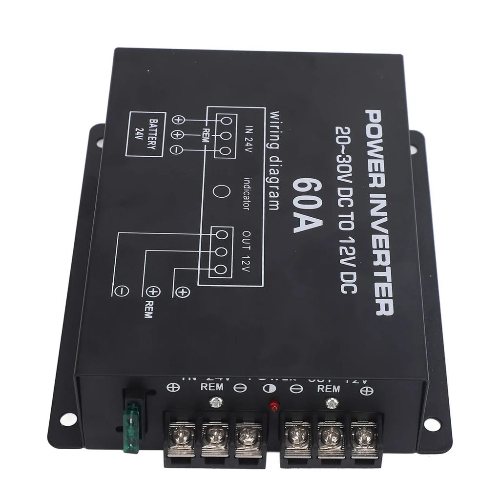 24V to 12V Step-Down Voltage Regulator | Dual-Fan Cooling Voltage Step-Down Converter Qme