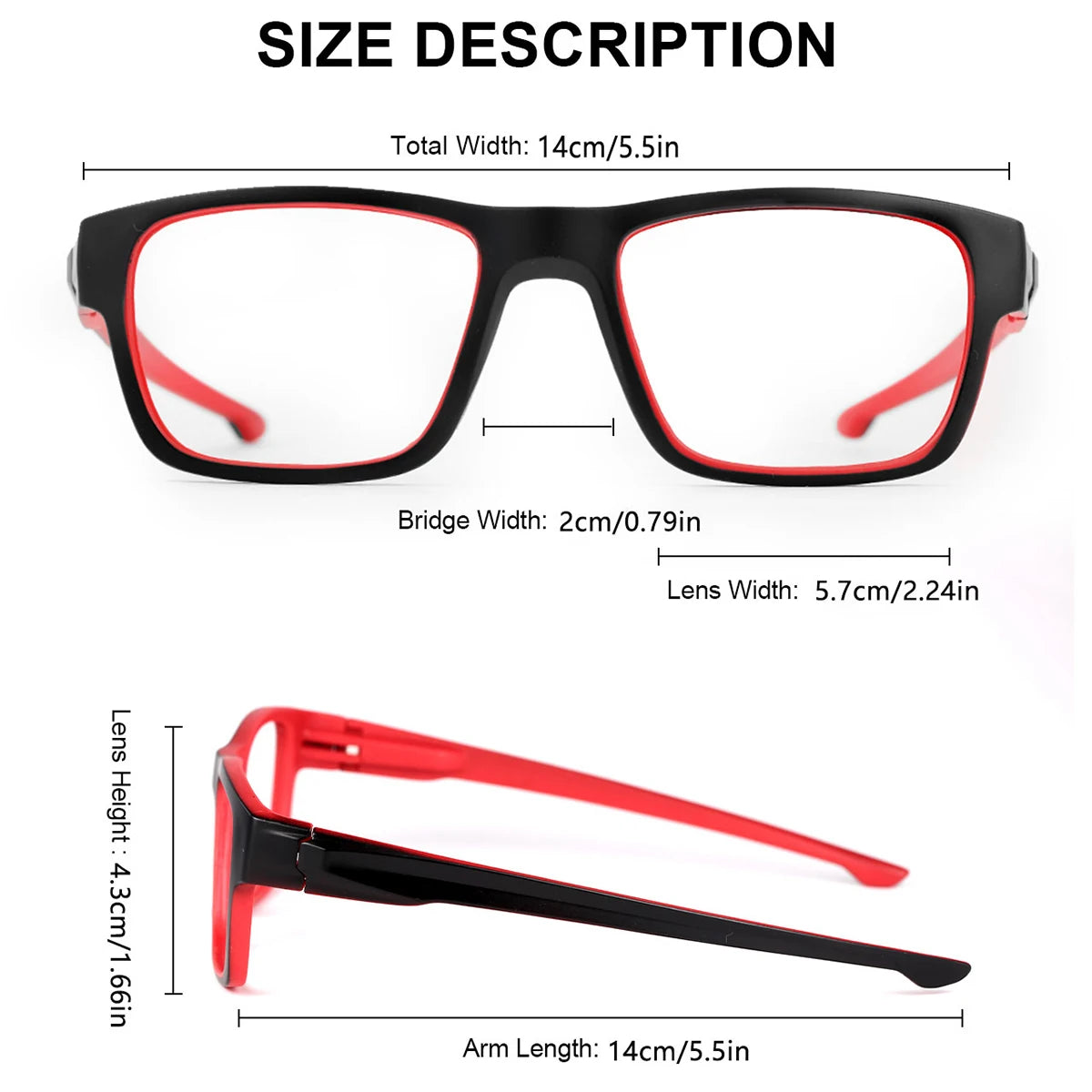 VOPHA Blue Light Blocking Reading Glasses Rectangular L30 Reading Glasses Qst