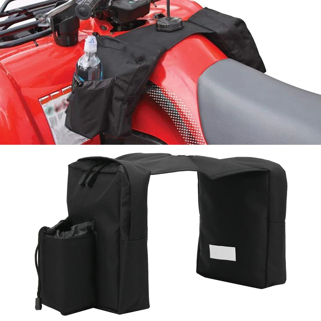 Motorcycle Front Tank Saddle Bag – ATV Dirt Bike Storage Pouch Motorcycle Tank Bag Qme