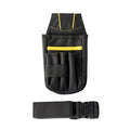 Multi-Pocket Tool Pouch with Belt Clip for Electricians Tool Pouch Qme As Shown