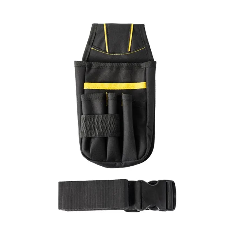 Multi-Pocket Tool Pouch with Belt Clip for Electricians Tool Pouch Qme As Shown