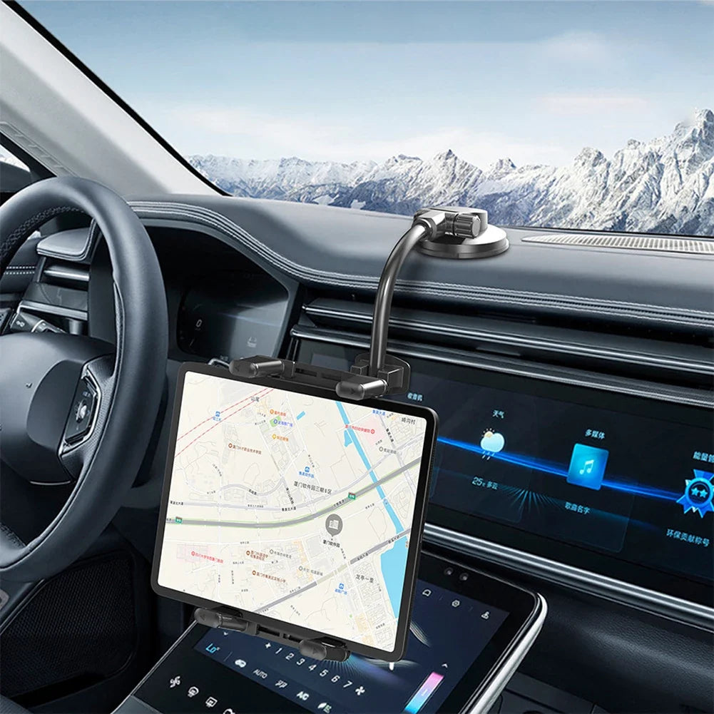 Suction Cup Car Tablet & Phone Mount – Windshield & Dashboard Car Phone Mount Qme