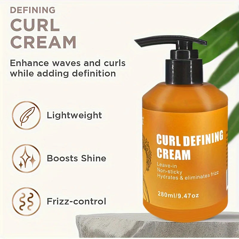 GZE Curl Defining Cream with Argan Oil – Wavy & Curly Hair Curl Defining Cream Qme