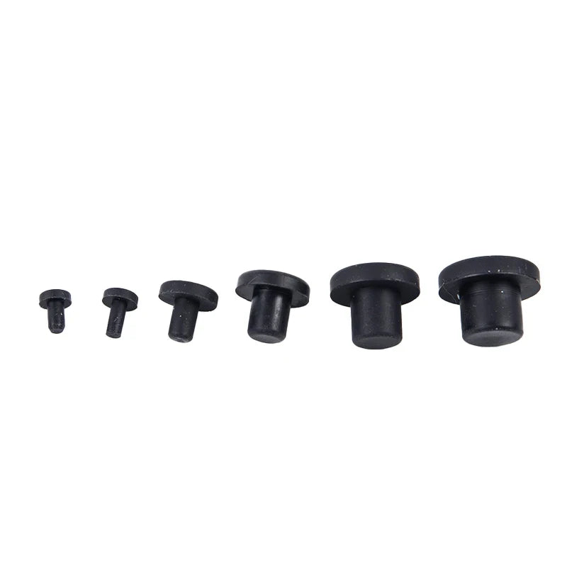 Solid Rubber Hole Caps – Heat-Resistant Seal Plugs, 10 Pcs Rubber Seal Plugs Qme