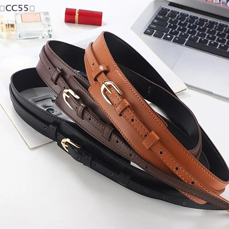 PU Leather Wide Waist Belt – Vintage Pin Buckle Girdle Women Wide Waist Belt Qst