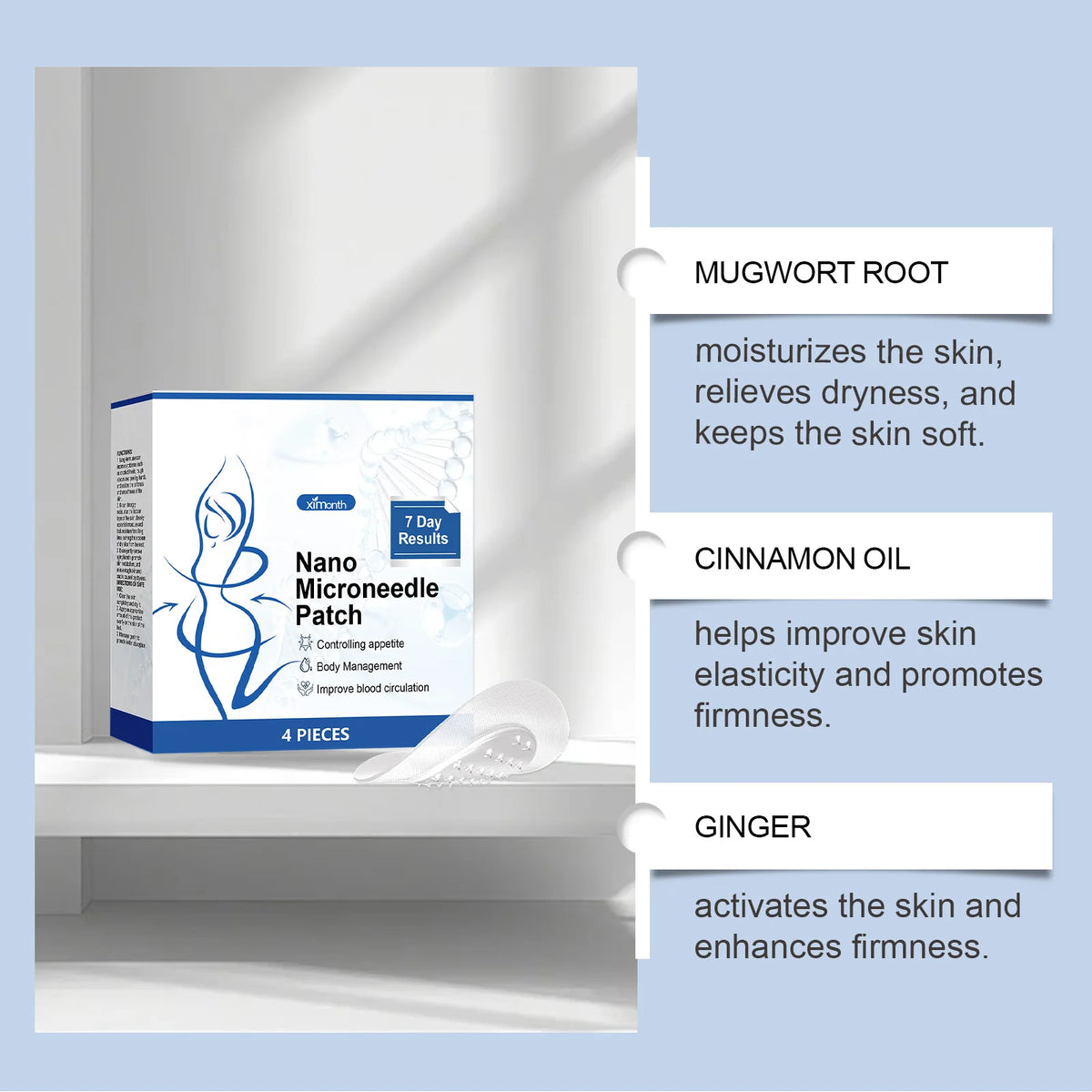 Ximonth Firming Body Care Patch – Nourishing & Breathable Body Care Patch Qst
