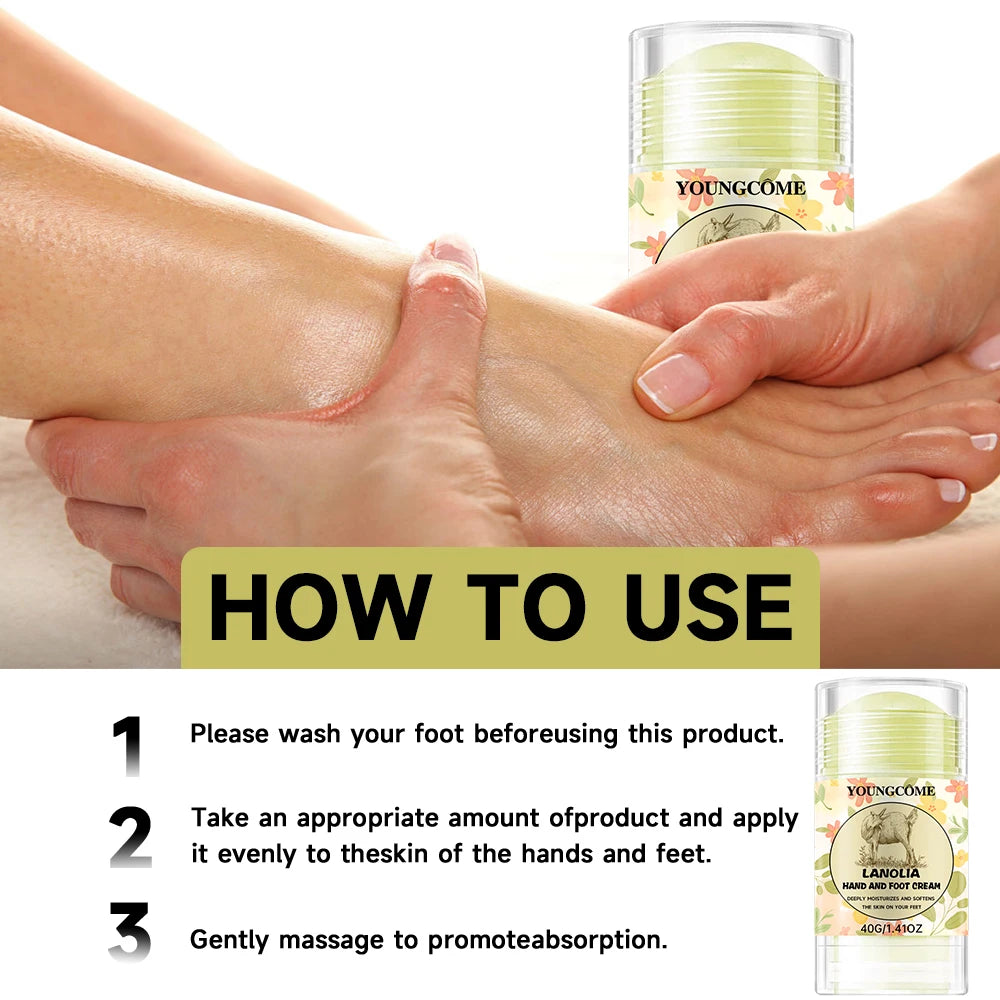 YOUNGCOME Foot Balm Stick – Hydrating Heel & Foot Cream 40g Foot Balm Stick Qst