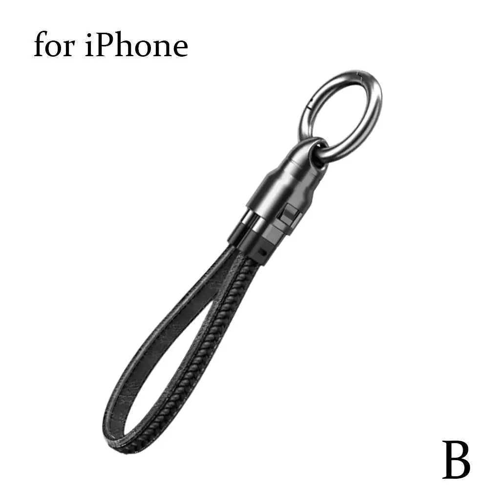 PD240W USB4 Keychain Cable 40Gbps USB-C Fast Charging USB4 Keychain Cable Qme B