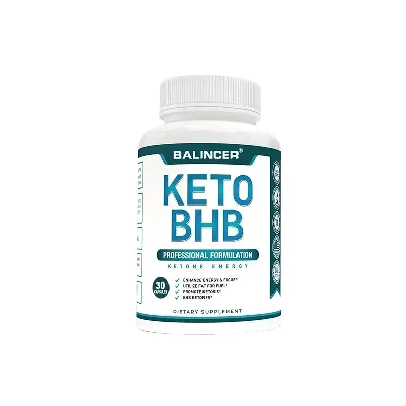 BHB Ketogenic Capsules – Fat Burning & Metabolism Boost Ketogenic Supplement Qst 30 count-1 bottle