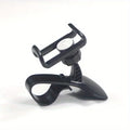 Car Phone Holder Clip Mount – Dashboard & GPS Navigation Stand Dashboard Phone Mount Qme black