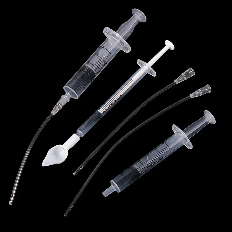 9-Pc Parrot Bird Feeding Dropper Hose & Needle Tube Kit Bird Feeding Kit Qme
