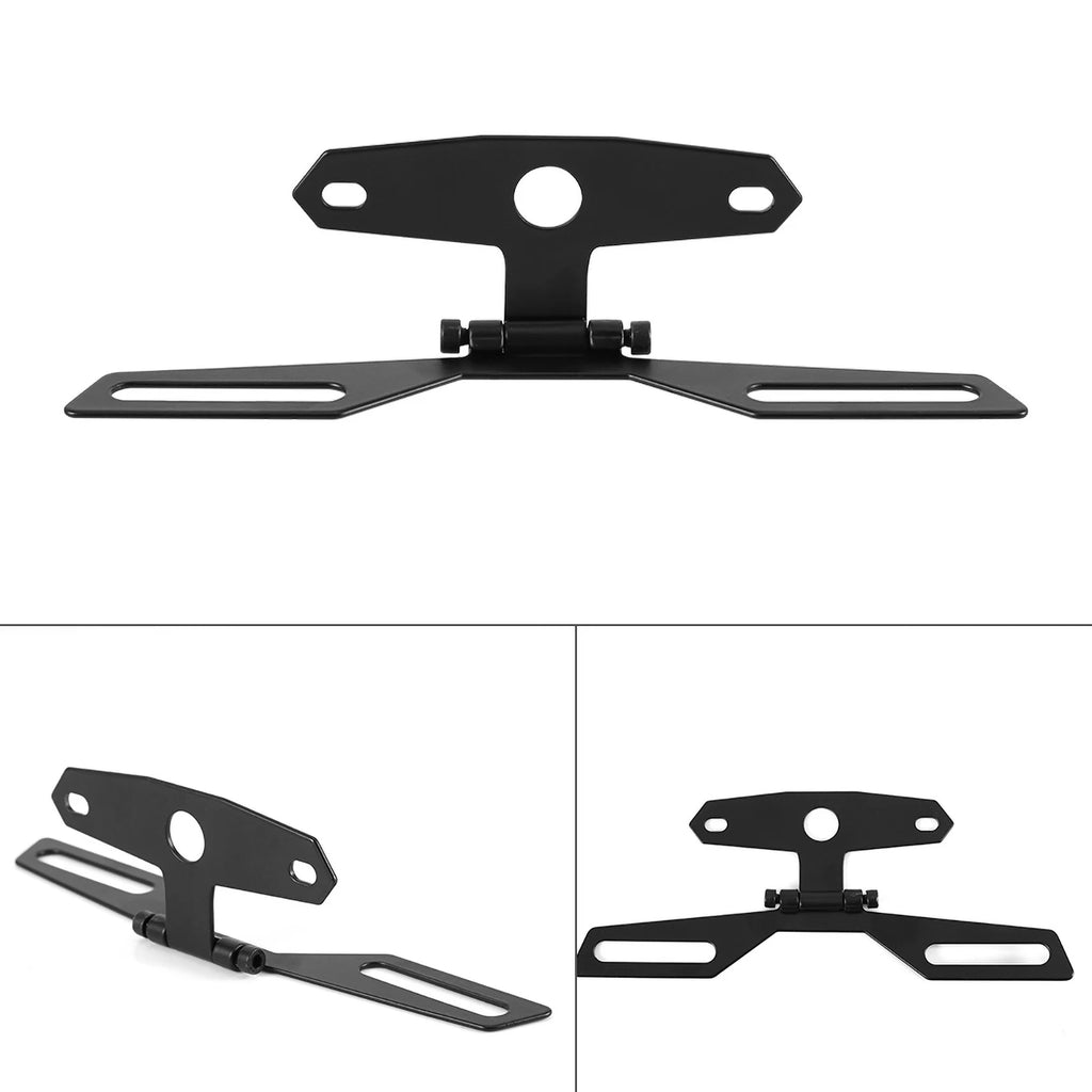 Folding License Plate Tail Light Bracket – Motorcycle & ATV License Plate Bracket Qst
