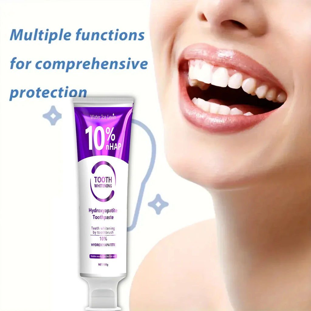 Oxide Hydroxyapatite Whitening Toothpaste & Toothbrush Set Whitening Toothpaste Set Qme
