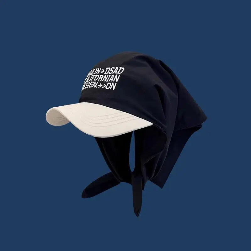 Women's Plaid Triangular Headscarf Cap – Sun Visor Hat Sun Visor Cap Qst A8