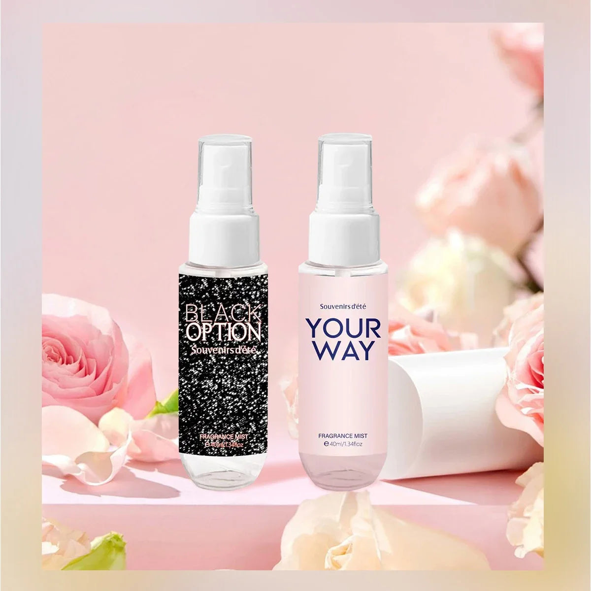 Alcohol-Free Floral Fragrance Spray Set – 4×40ml EDC Fragrance Spray Set Qme