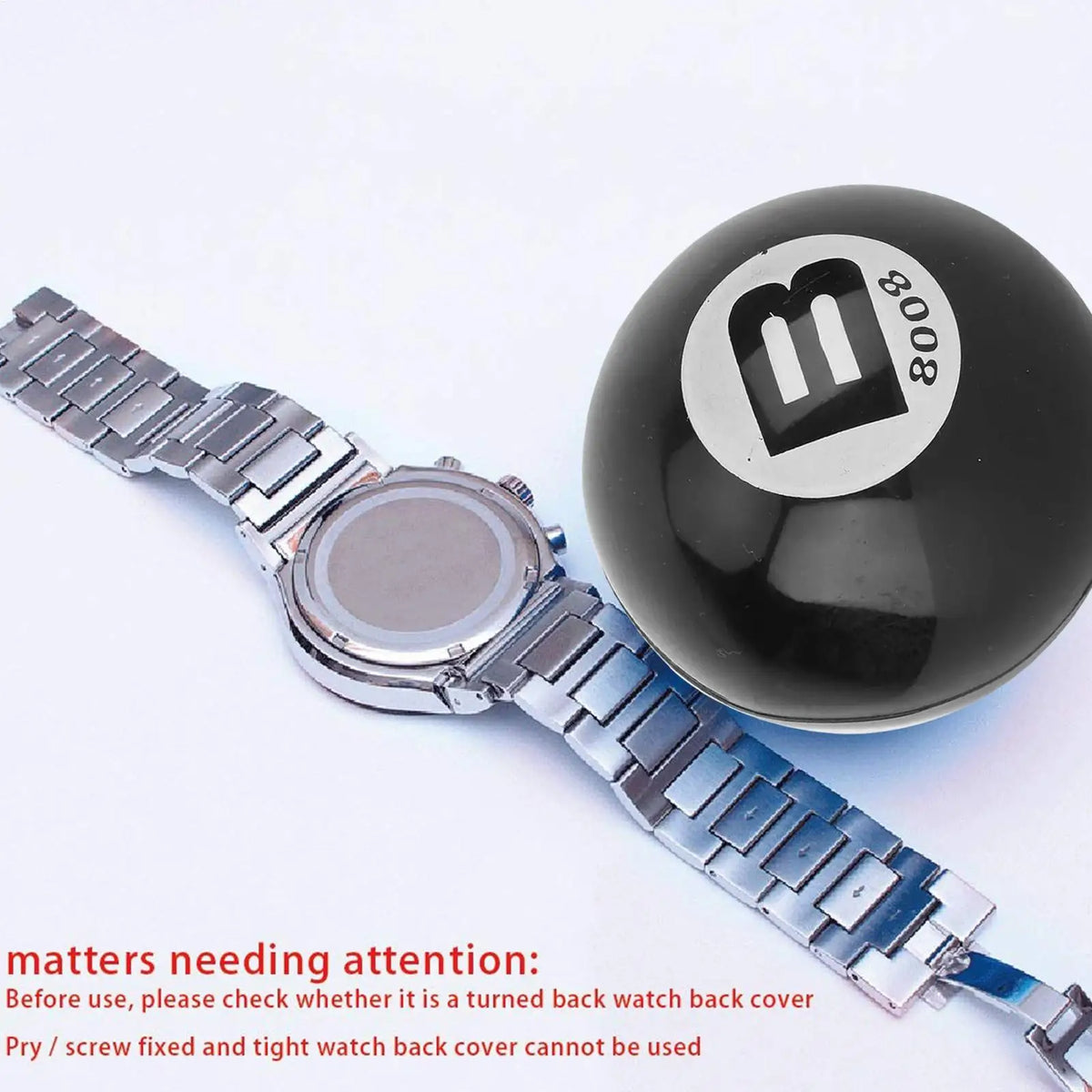 Watch Case Opener Ball – Rubber Friction Tool for Watch Repair Watch Repair Tool Qme