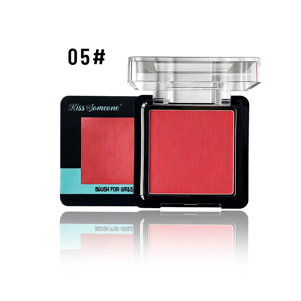 Vegan Matte Blush Powder Palette | 6 Shades, Long-Lasting Matte Blush Palette Qme 05 5g