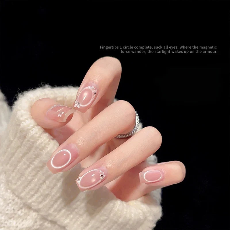 Qme Ring Magnet Cat Eye Nail Art Tool – 3-Second Effect Nail Art Magnet Qme