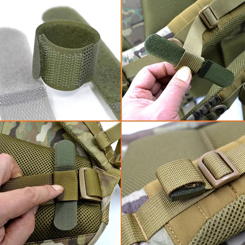Nylon Hook & Loop Cable Ties – Reusable Webbing Strap Organizer Hook & Loop Cable Ties Qme