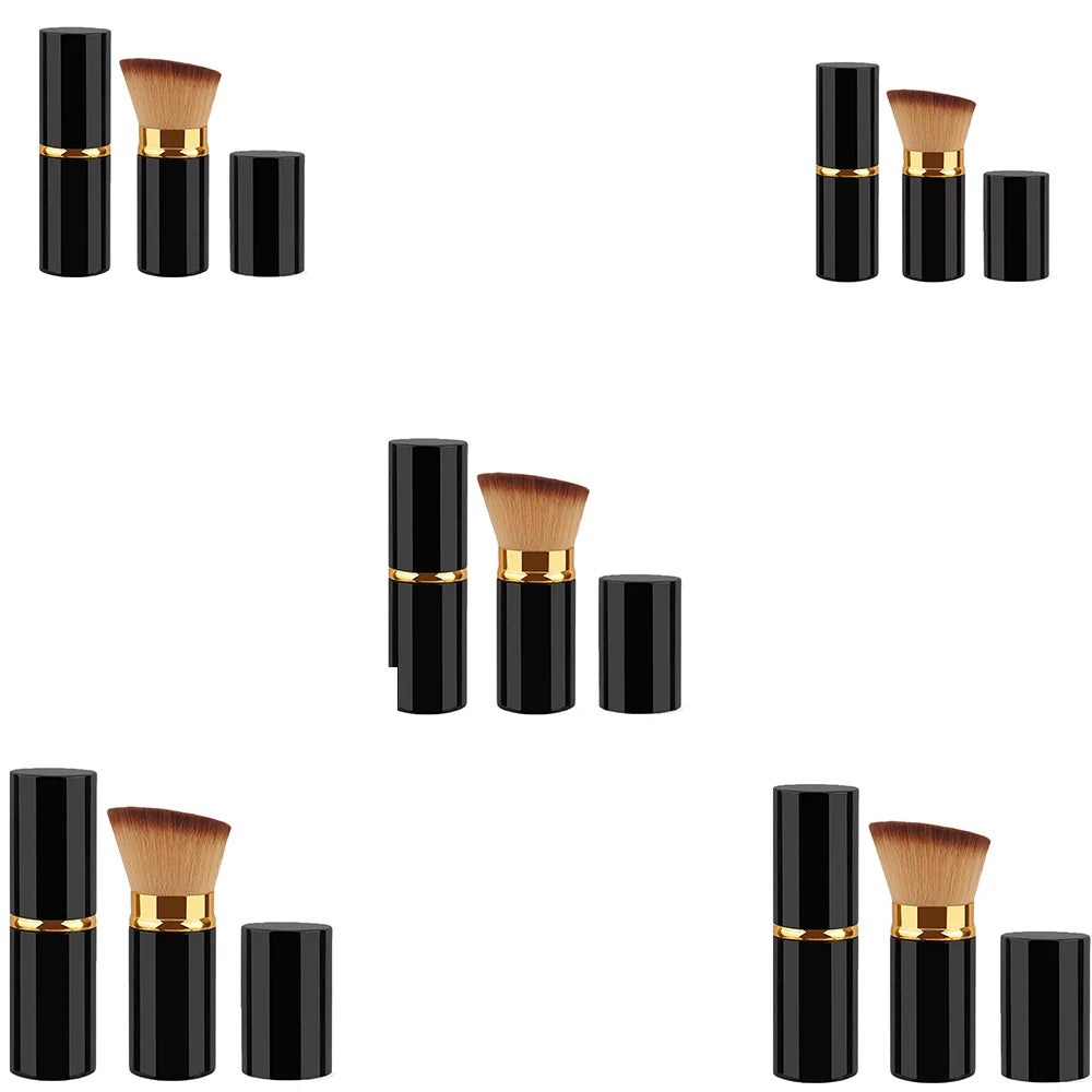 Large Angled Makeup Brush – Dense Soft Bristles, Foundation & Blush Makeup Brush Qst 5pcs